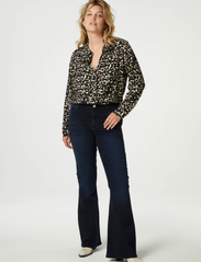 Fabienne Chapot - Sunrise Blouse - long-sleeved blouses - black/oat melange - 2