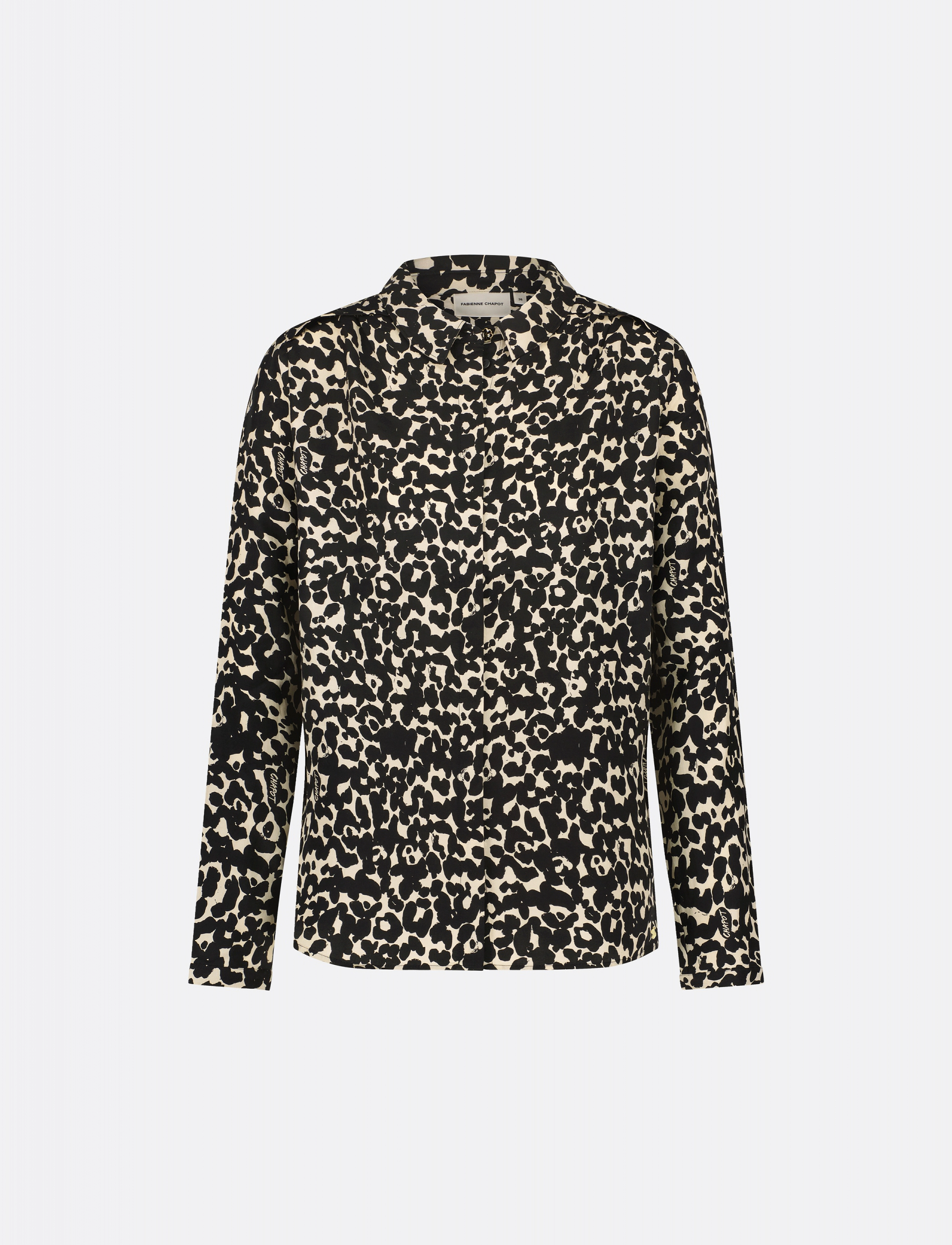 Fabienne Chapot - Sunrise Blouse - marškiniai ilgomis rankovėmis - black/oat melange - 3