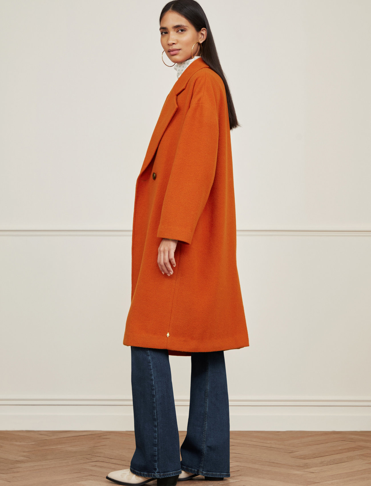 Fabienne Chapot - Beth Coat - orange lava - 2