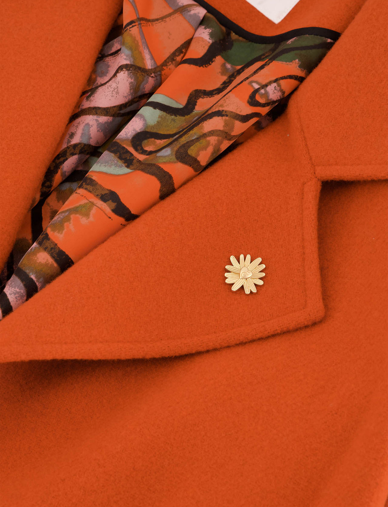 Fabienne Chapot - Beth Coat - orange lava - 3