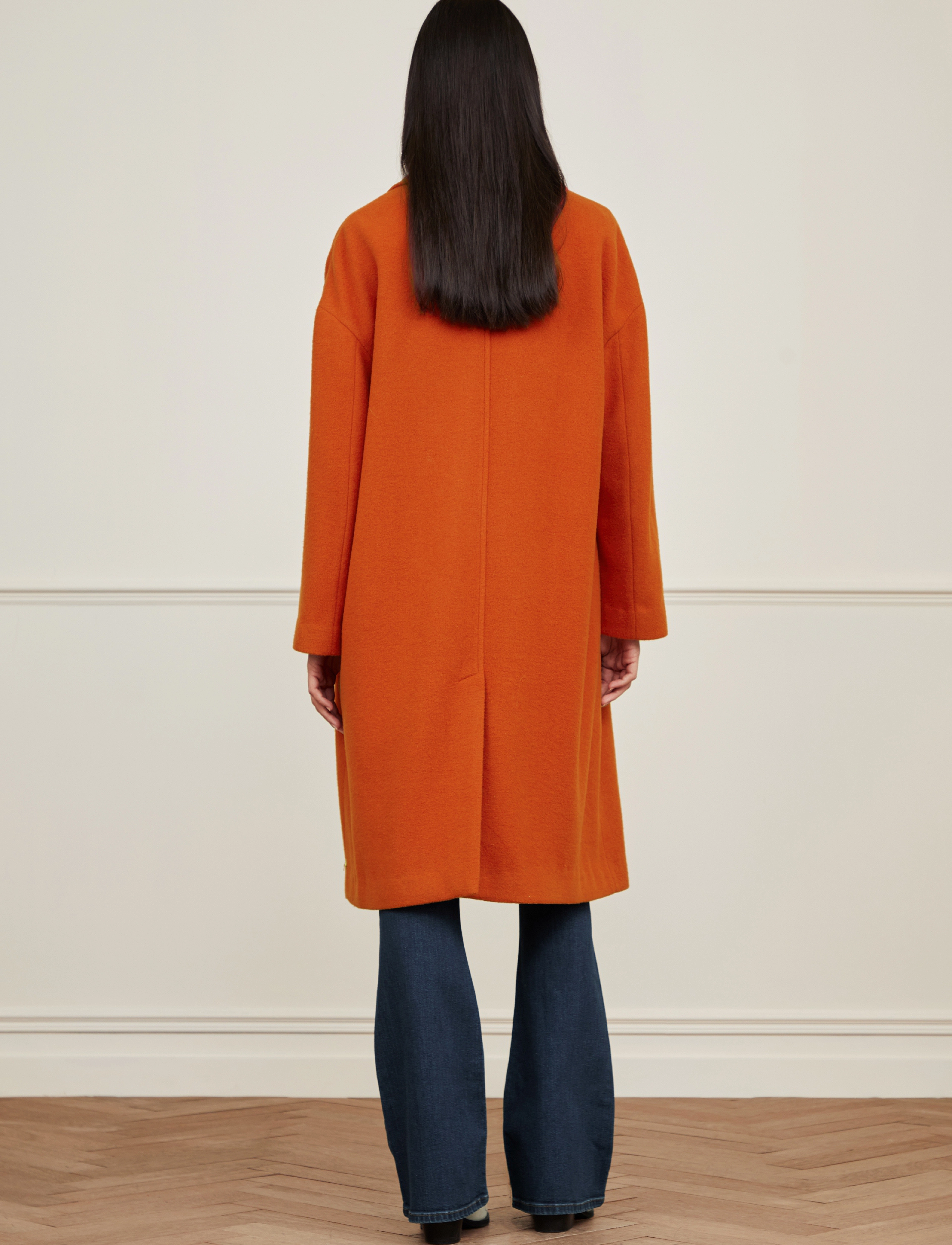 Fabienne Chapot - Beth Coat - orange lava - 4