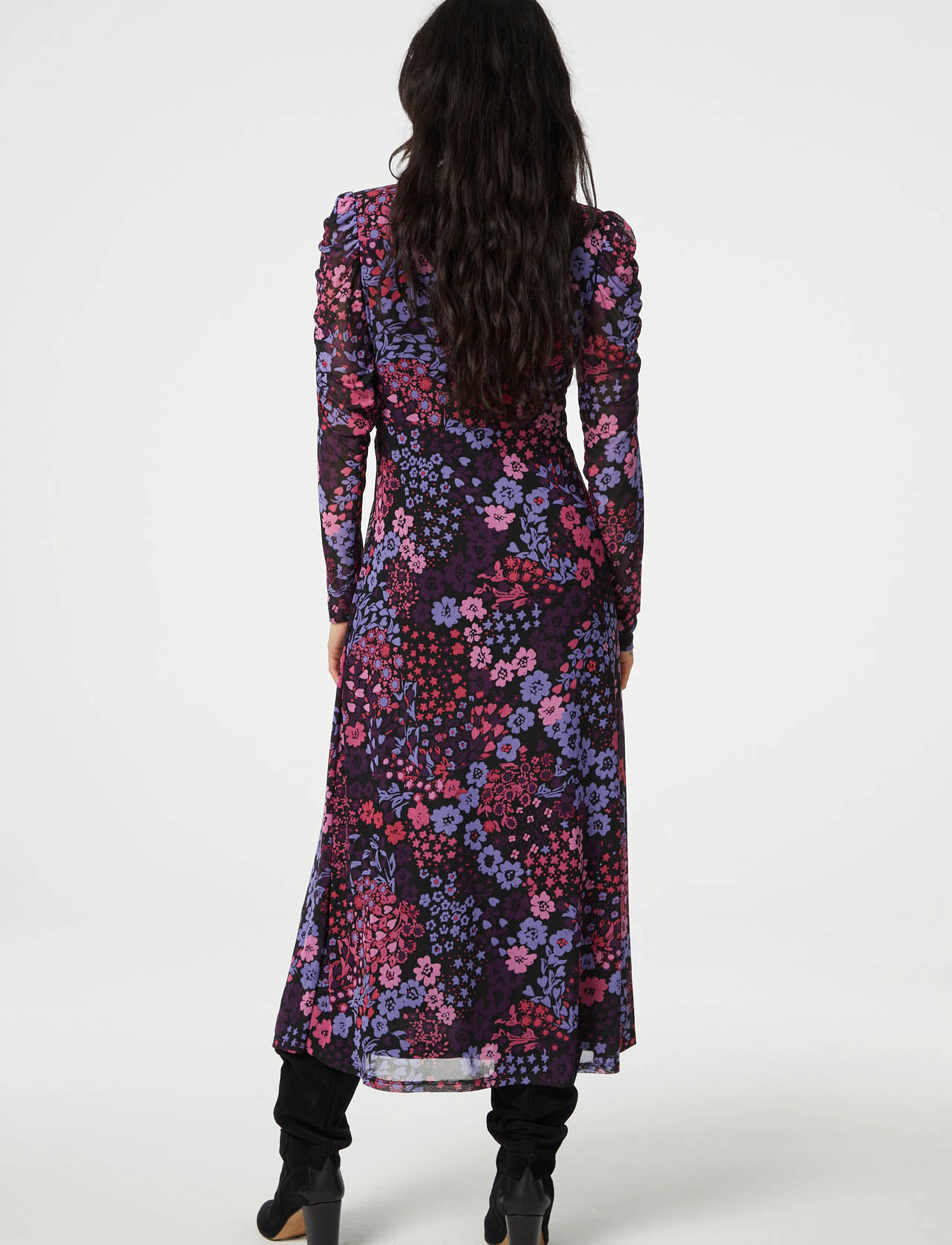 Fabienne Chapot - Carli Dress - maxikjoler - black/bubble gum pin - 2