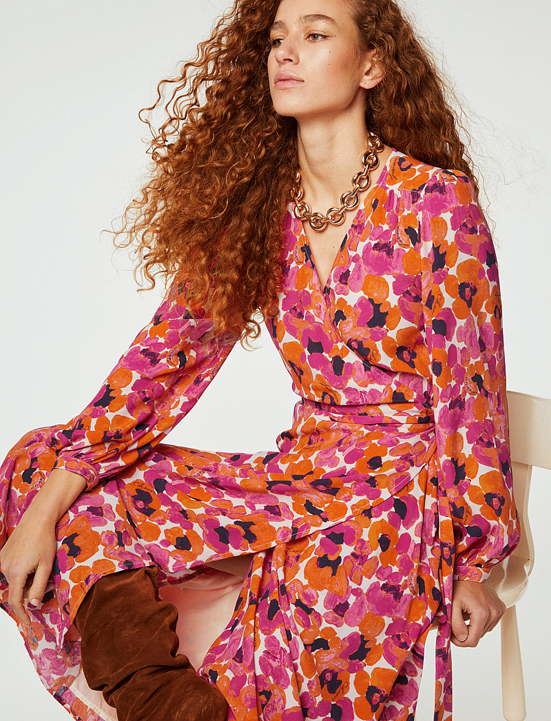 Fabienne Chapot - Nia - summer dresses - pink candy/mandarin - 0