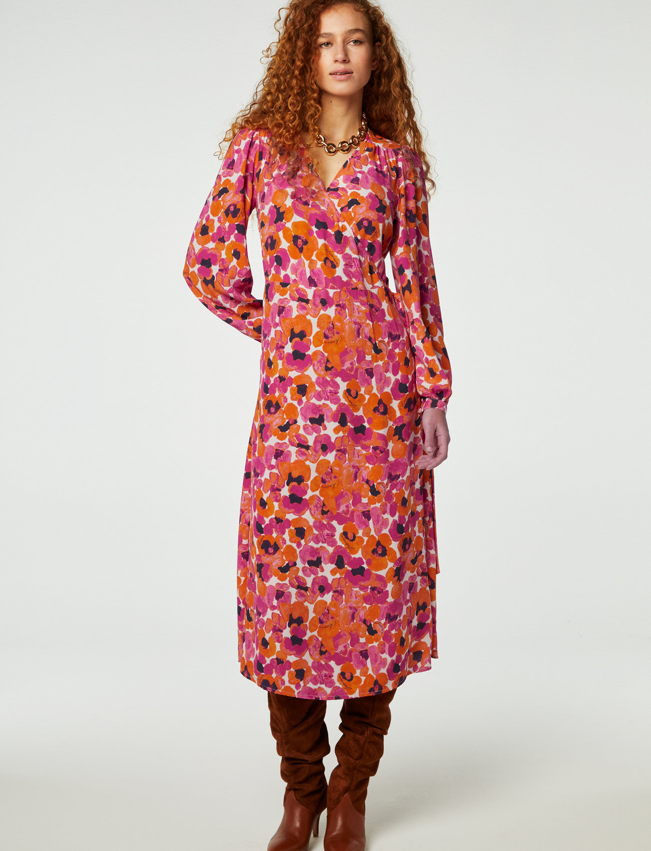 Fabienne Chapot - Nia - sommerkjoler - pink candy/mandarin - 4