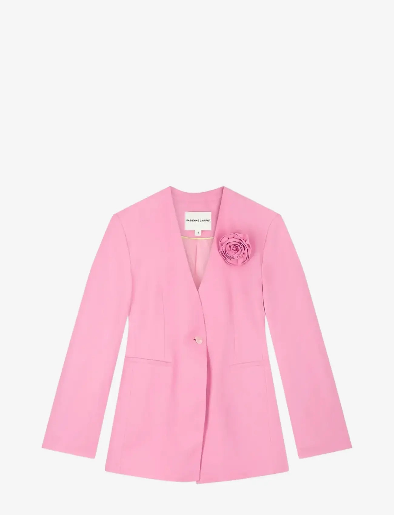 Fabienne Chapot - Luz Blazer - single breasted blazers - pink rendez vous - 1