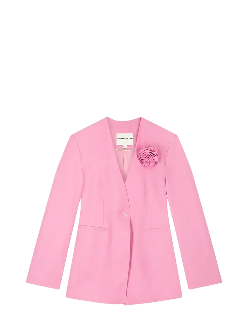 Fabienne Chapot - Luz Blazer - single breasted blazers - pink rendez vous - 1