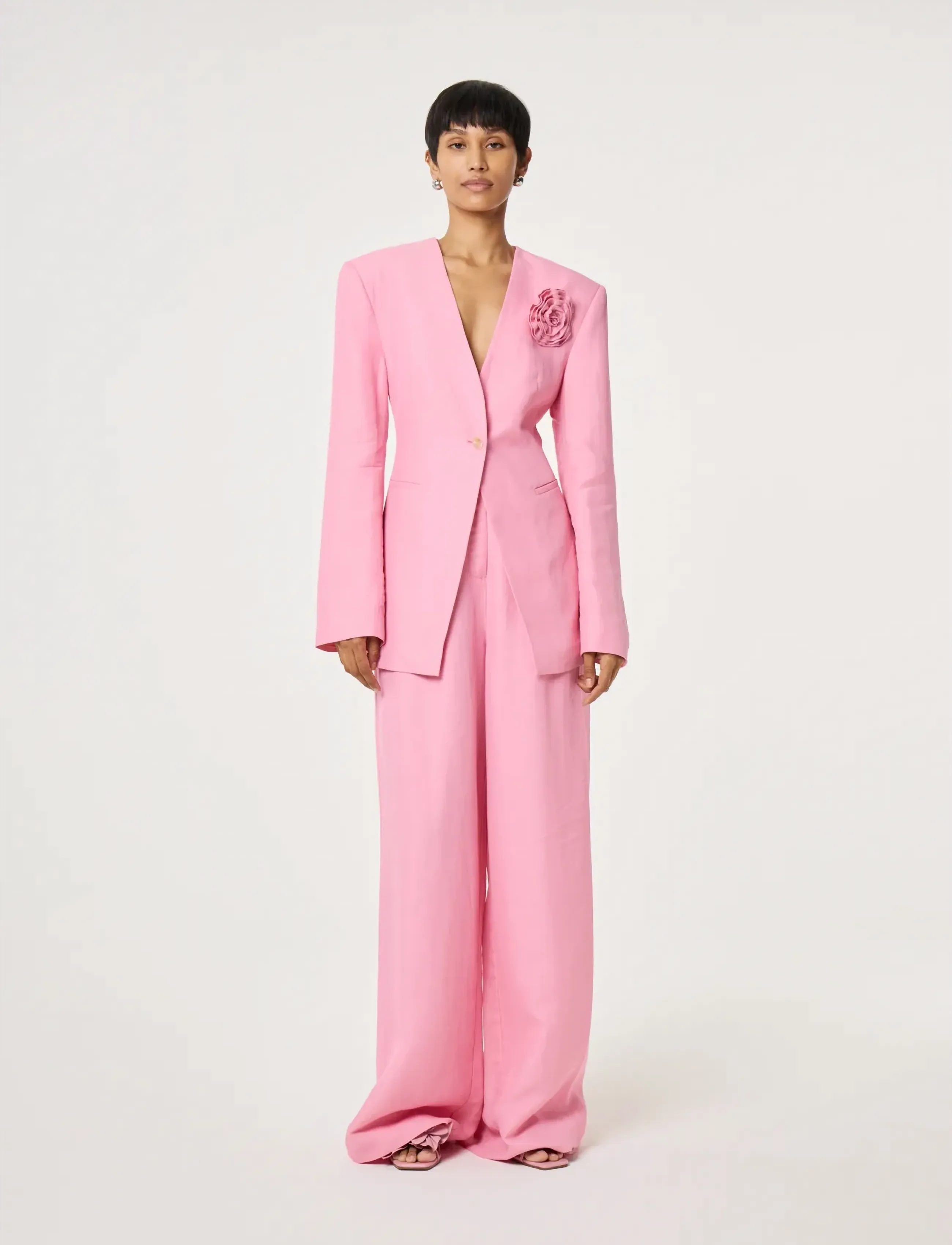 Fabienne Chapot Luz Blazer, 34, Pink, Blazere > Enkeltradede Blazere, Dame