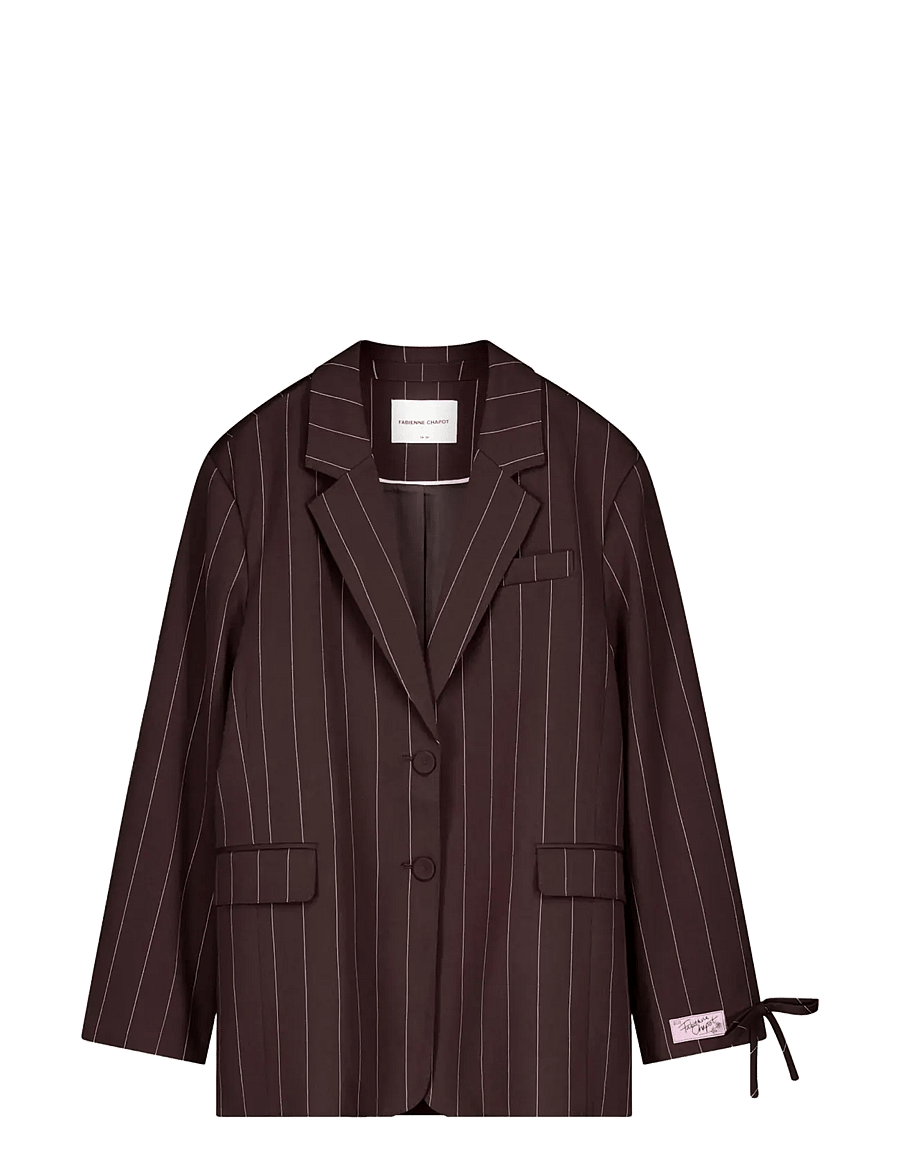Fabienne Chapot - Henry Blazer - single breasted blazers - brown/pink rose - 1