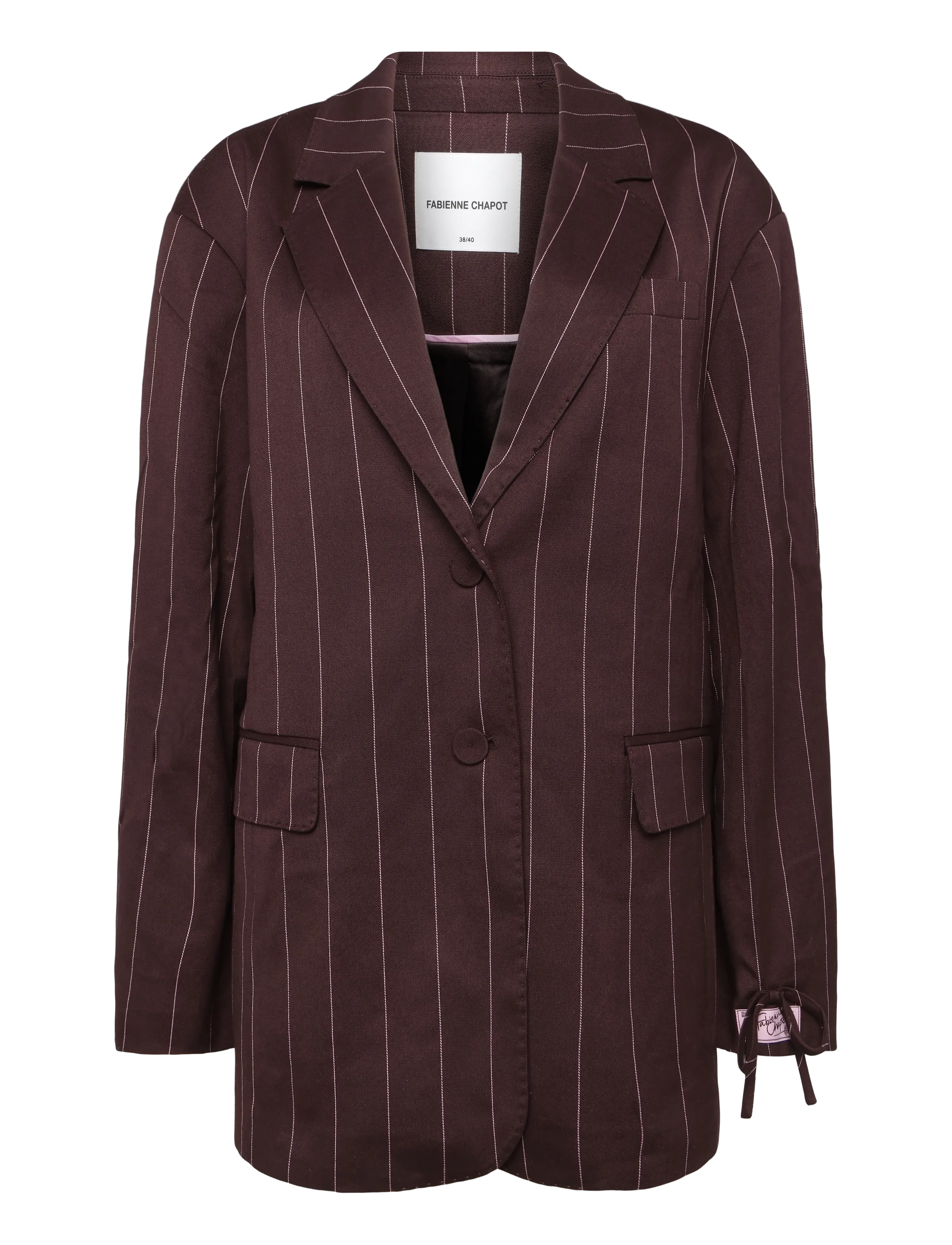Fabienne Chapot Henry Blazer - Tøj - BROWN/PINK ROSE / brown
