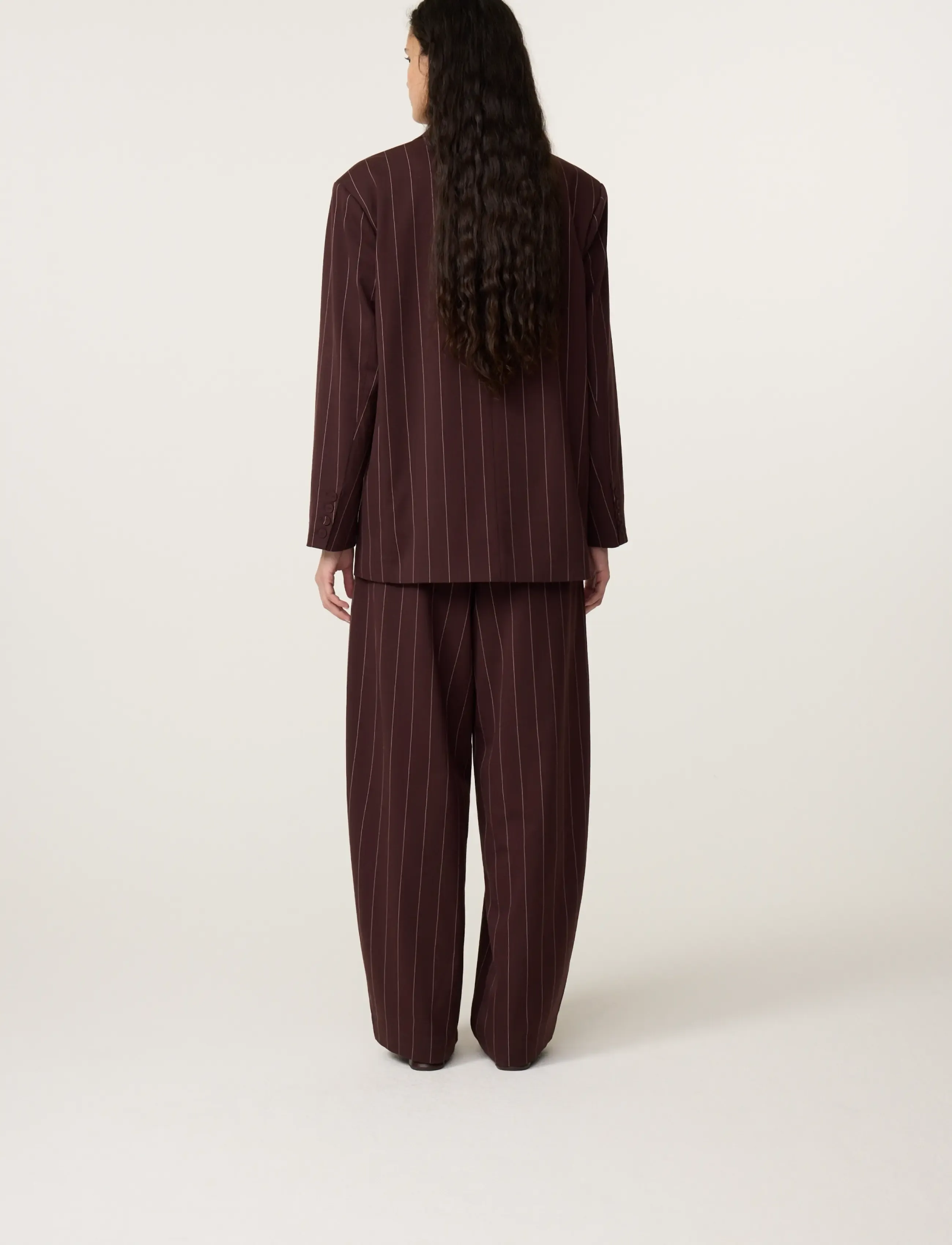 Fabienne Chapot - Henry Blazer - single breasted blazers - brown/pink rose - 3