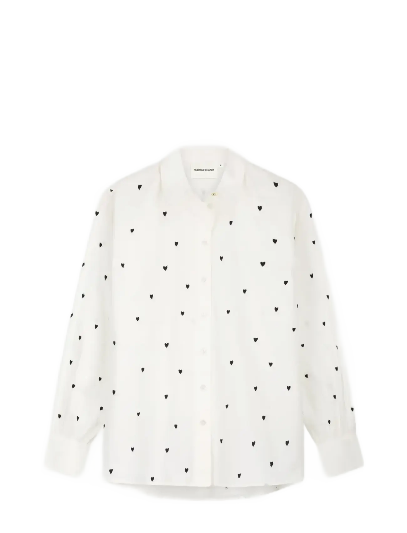 Fabienne Chapot Dina Blouse - Basplagg - COSY WHITE/BLACK / white