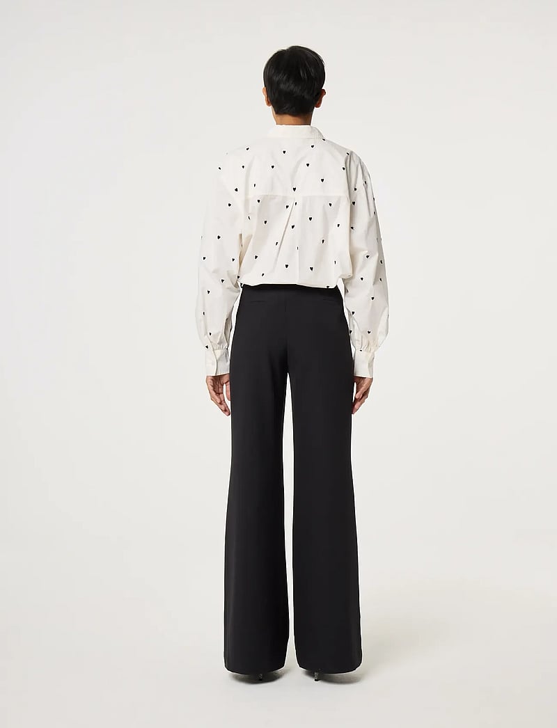 Fabienne Chapot - Dina Blouse - langærmede skjorter - cosy white/black - 2