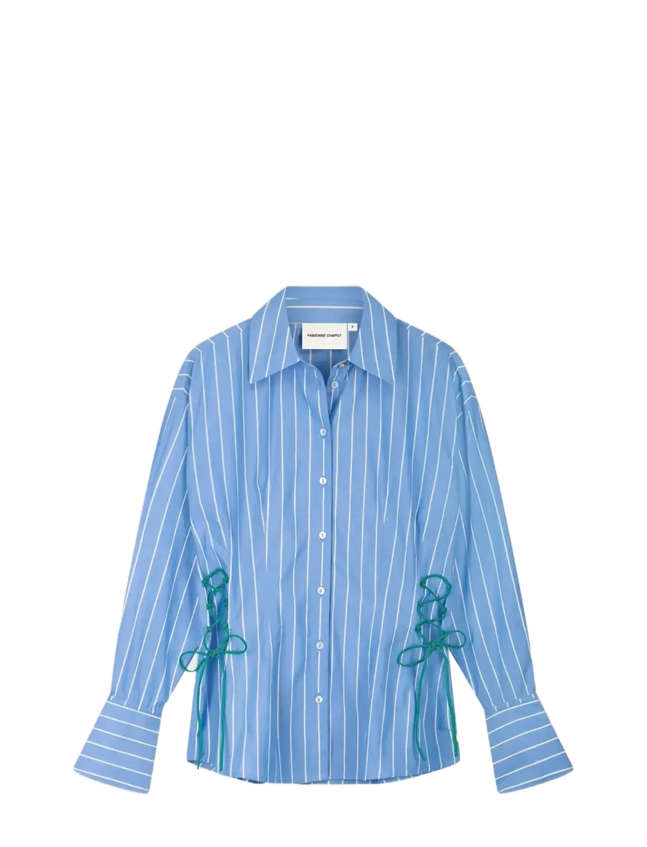 Fabienne Chapot Indra Blouse - Transitional Layering - MARINA BLUE/COSY WHITE / blue
