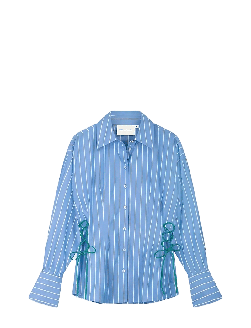 Fabienne Chapot - Indra Blouse - langærmede skjorter - marina blue/cosy white - 1
