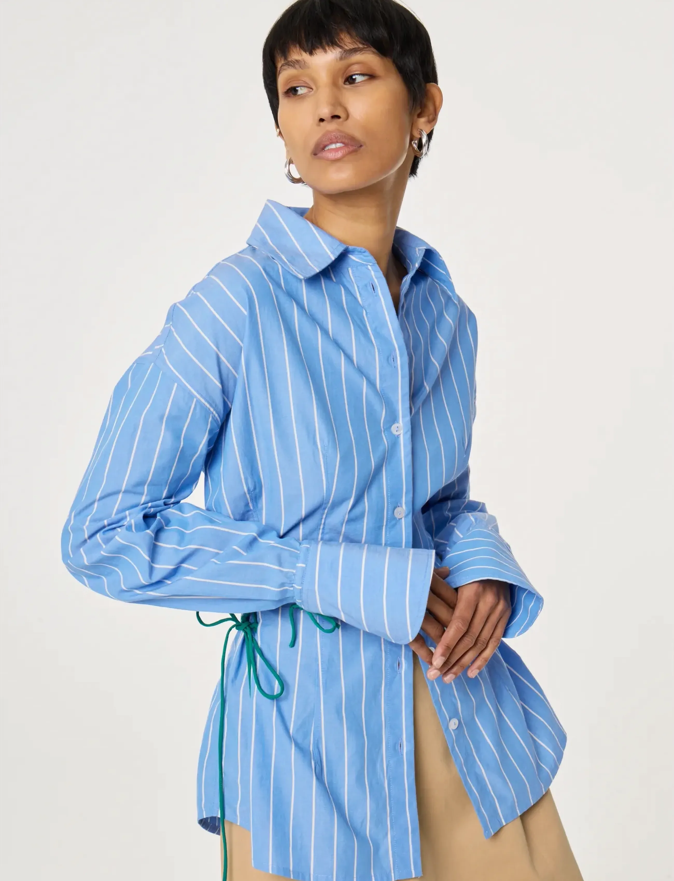 Fabienne Chapot - Indra Blouse - long-sleeved shirts - marina blue/cosy white - 4