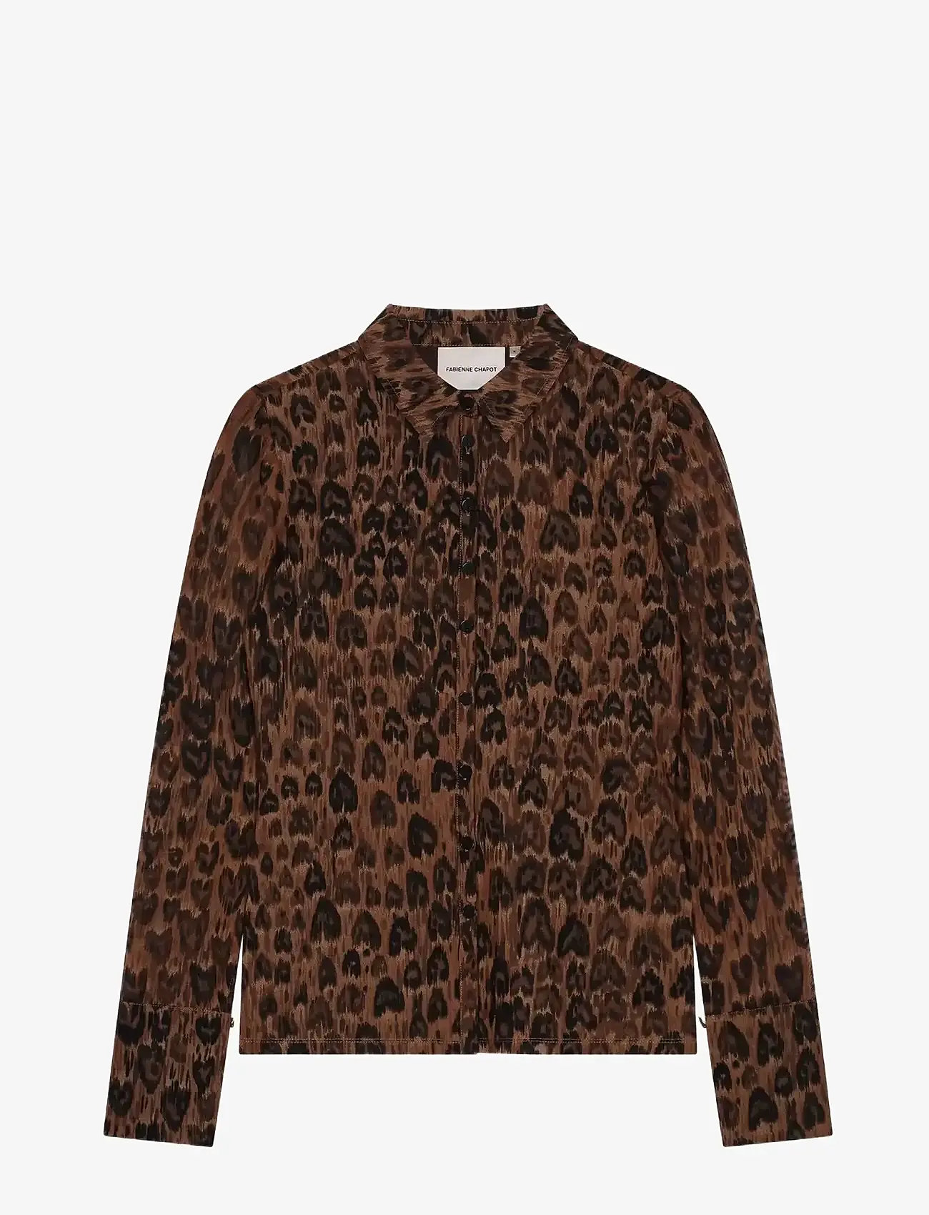 Fabienne Chapot - Kevis Blouse - langærmede bluser - burnt sugar/black - 0