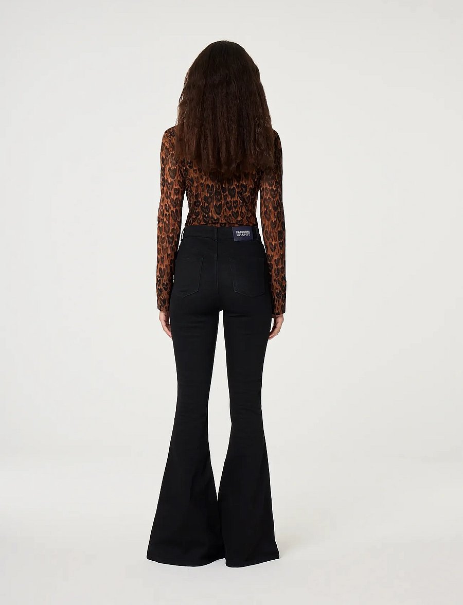 Fabienne Chapot - Kevis Blouse - pitkähihaiset puserot - burnt sugar/black - 3