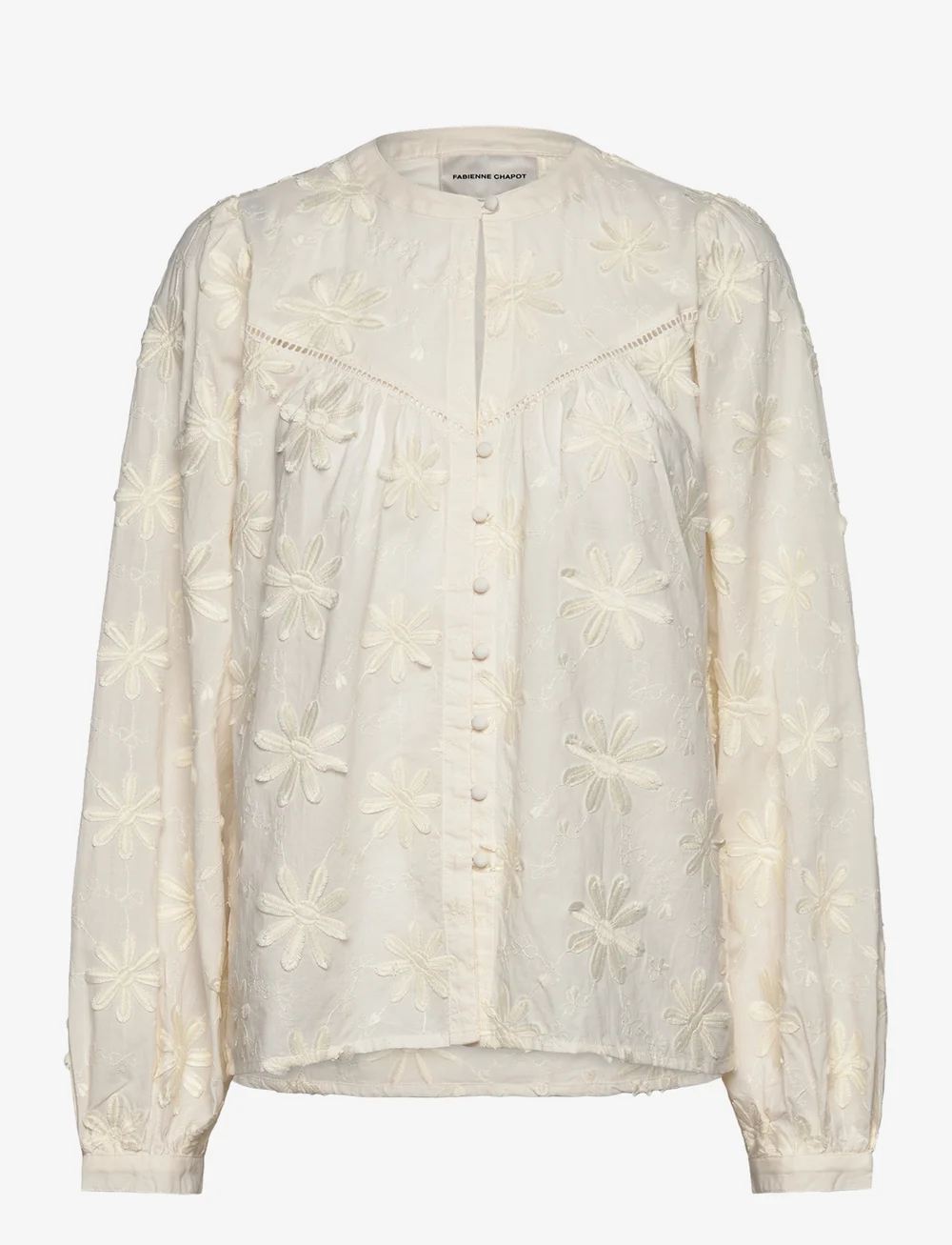 Fabienne Chapot - Fiore Blouse - long sleeved blouses - warm white - 1