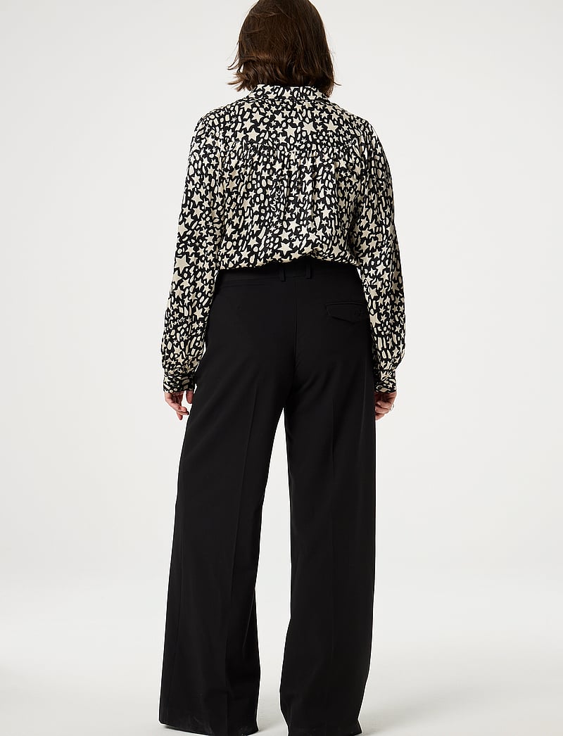 Fabienne Chapot - Nina Blouse - pikkade varrukatega särgid - black/creme brulee - 3