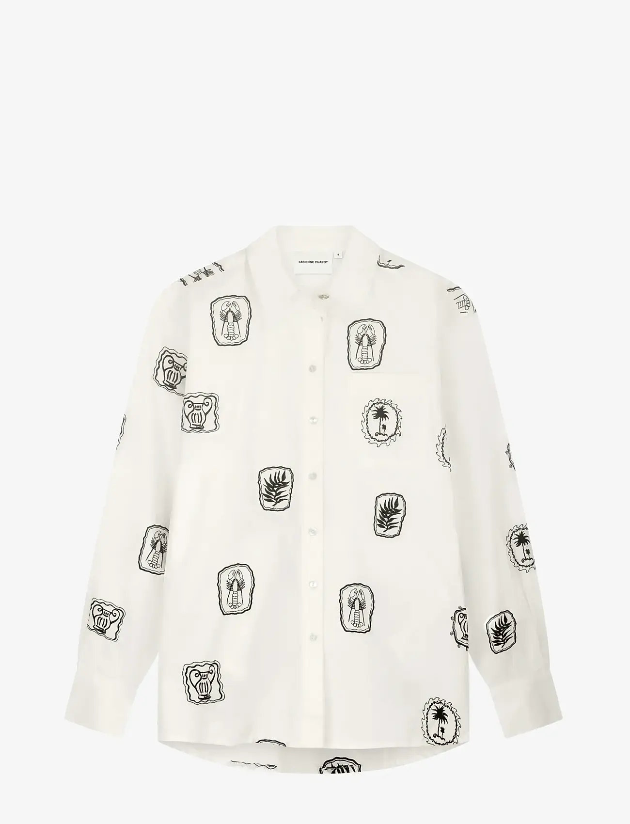 Fabienne Chapot - Alex Blouse - langärmlige hemden - cosy white - 1