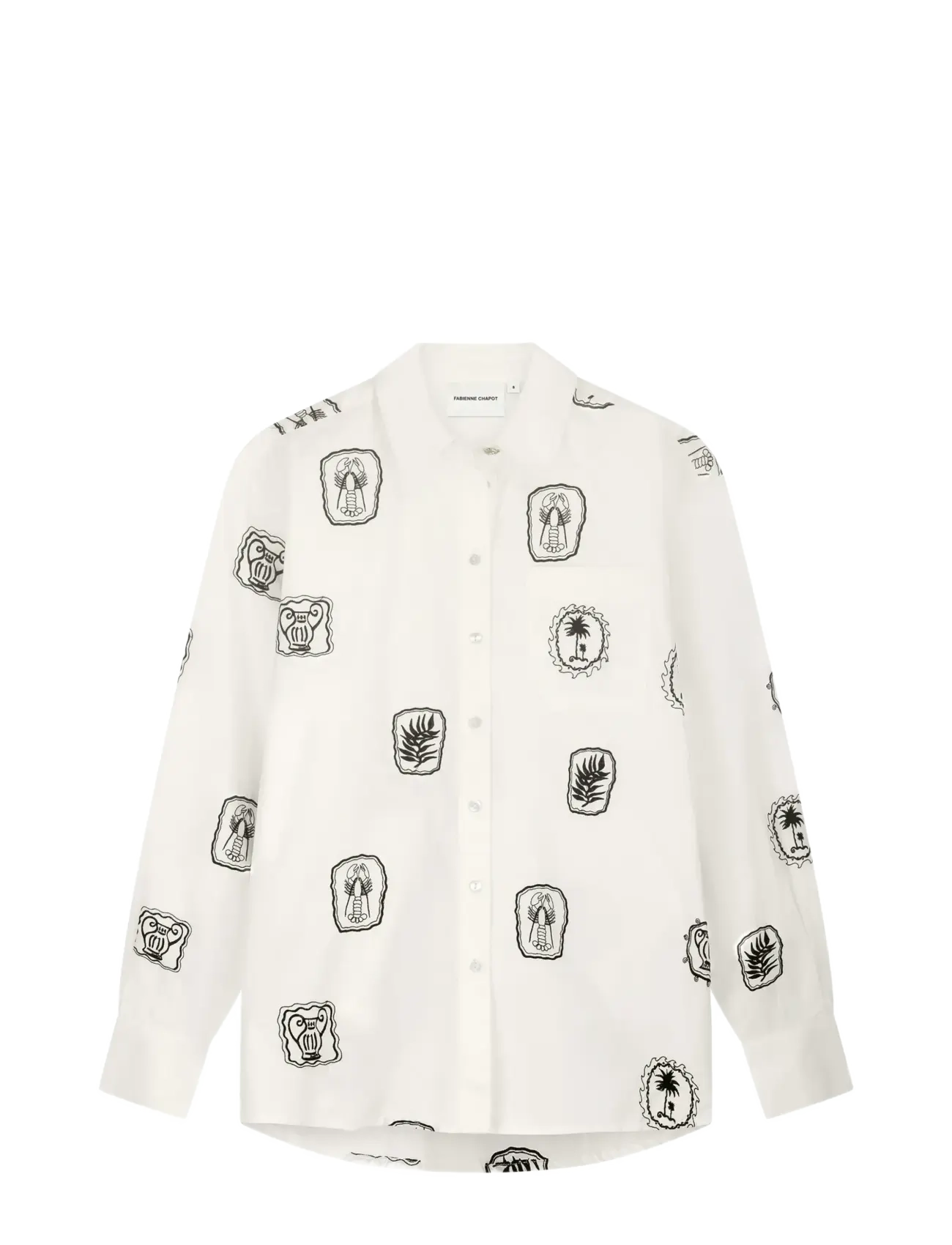 Fabienne Chapot Alex Blouse - Büromode - COSY WHITE / white
