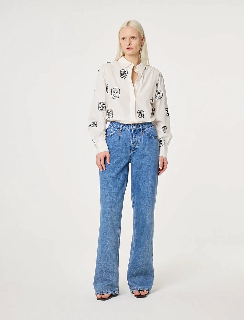 Fabienne Chapot - Alex Blouse - langärmlige hemden - cosy white - 0