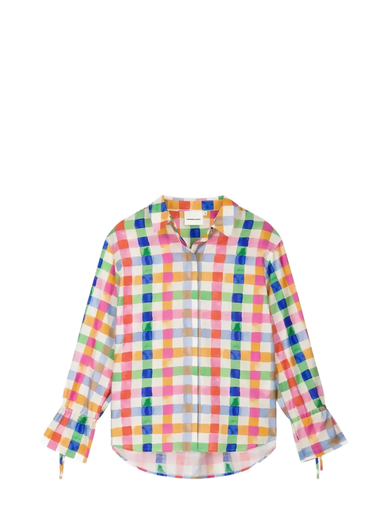 Fabienne Chapot Alicia Blouse - Nyheter - COSY WHITE/SOLAR ORANGE / multi