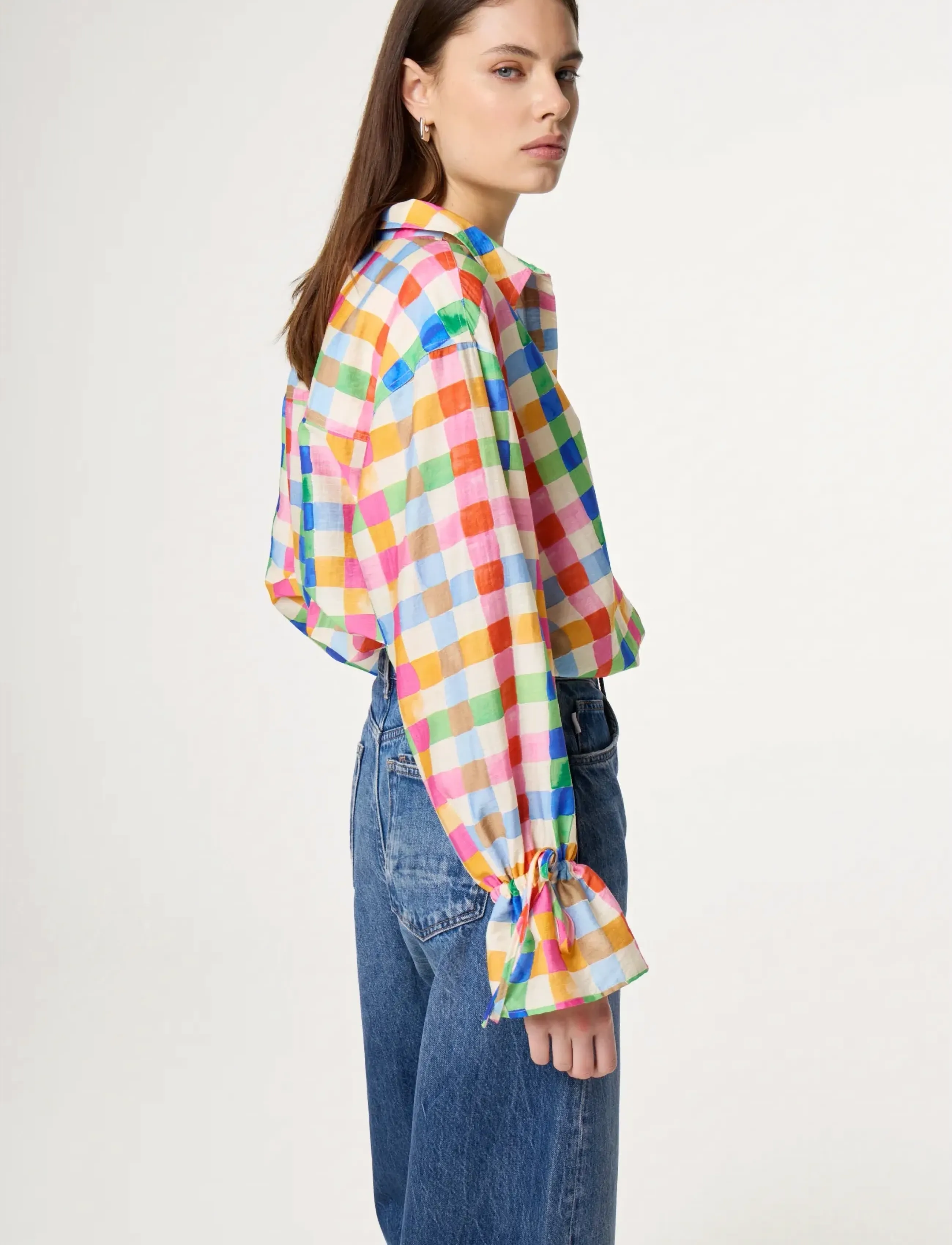 Fabienne Chapot - Alicia Blouse - långärmade skjortor - cosy white/solar orange - 3