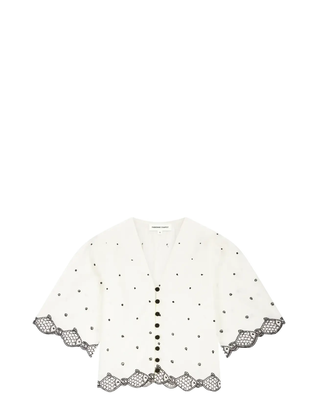 FABIENNE CHAPOT Tylera Bluse Weiß - 42 - Damen