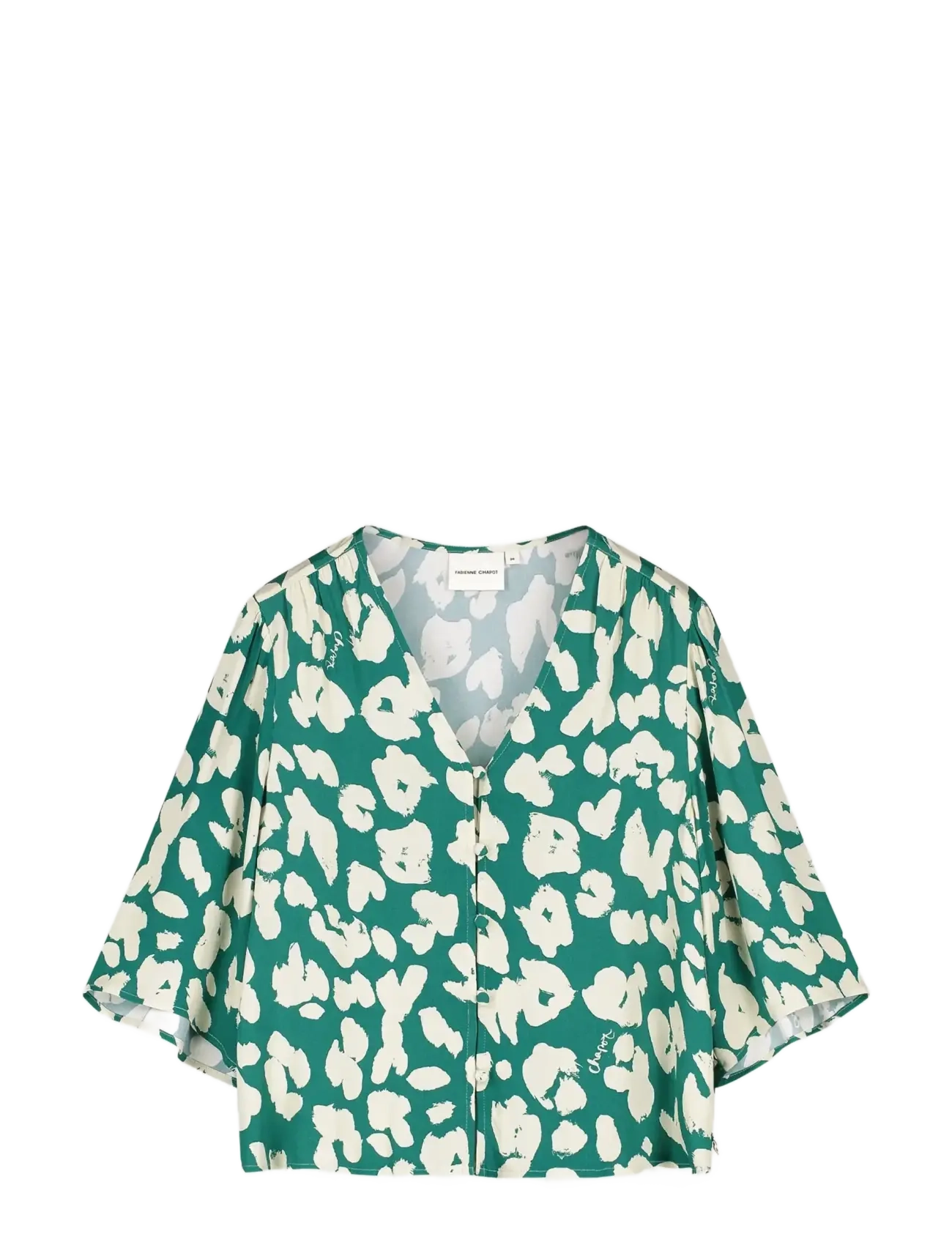 Fabienne Chapot Starlet Blouse - Fabienne Chapot - EVERGREEN/COSY WHITE / green