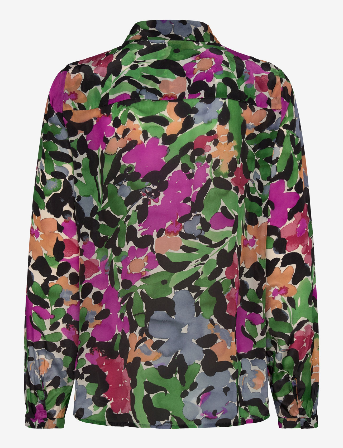 Fabienne Chapot - Sunrise Blouse - langærmede bluser - black/vintage rose - 1