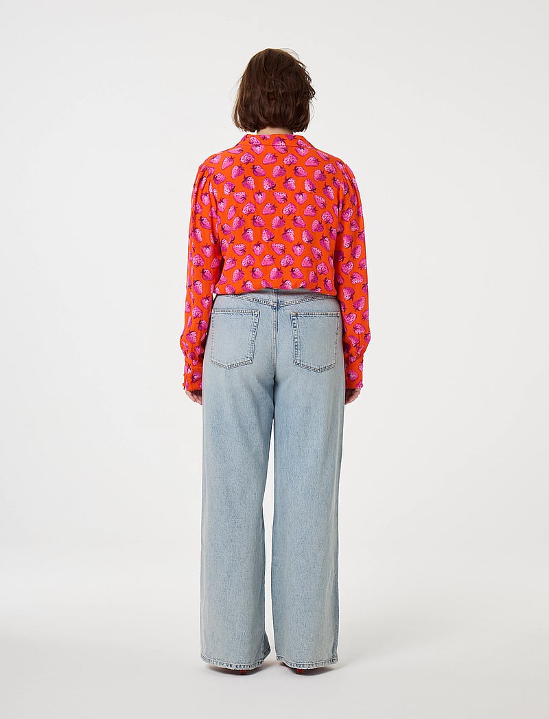 Fabienne Chapot - Coco Blouse - långärmade blusar - tangerine/pink dream - 4