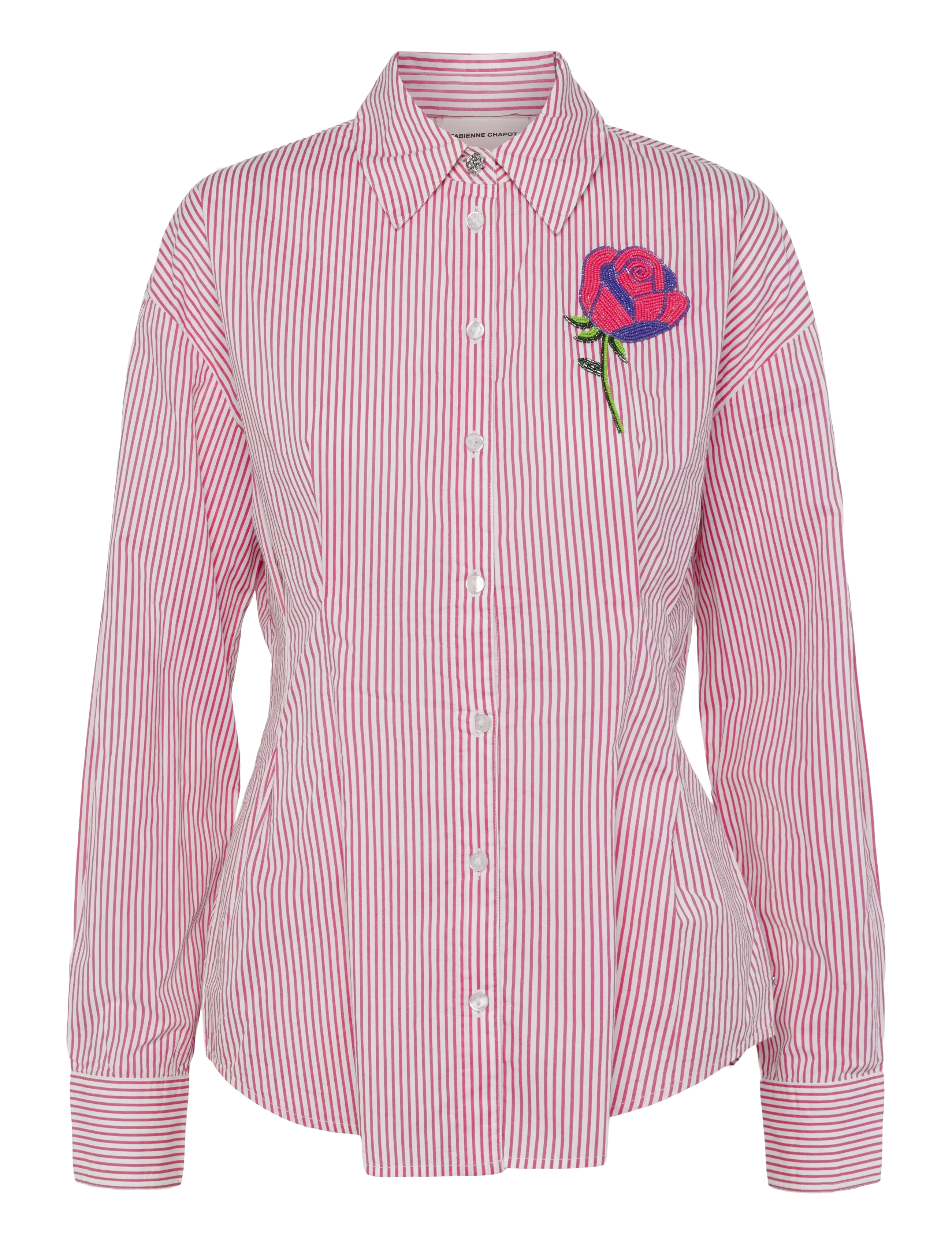 Fabienne Chapot Irina Blouse - Blusen & Hemden - PINK/COSY WHITE / pink/rose