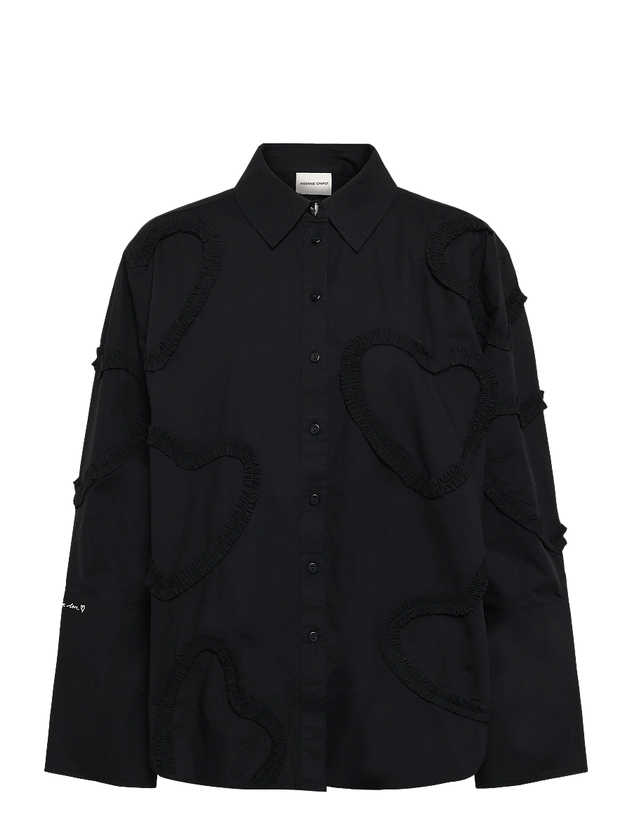 Fabienne Chapot - Horace Blouse - langärmlige hemden - black - 1