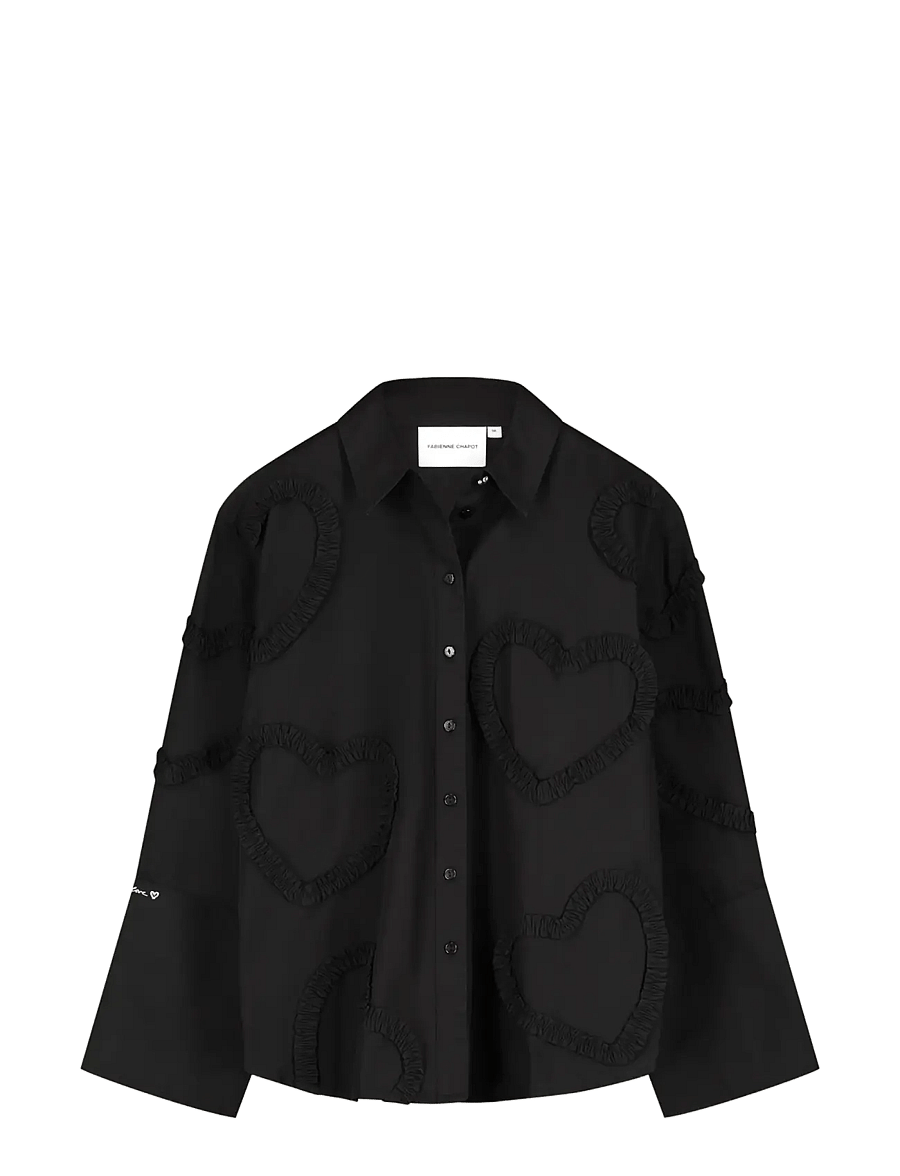 Fabienne Chapot - Horace Blouse - langärmlige hemden - black - 1
