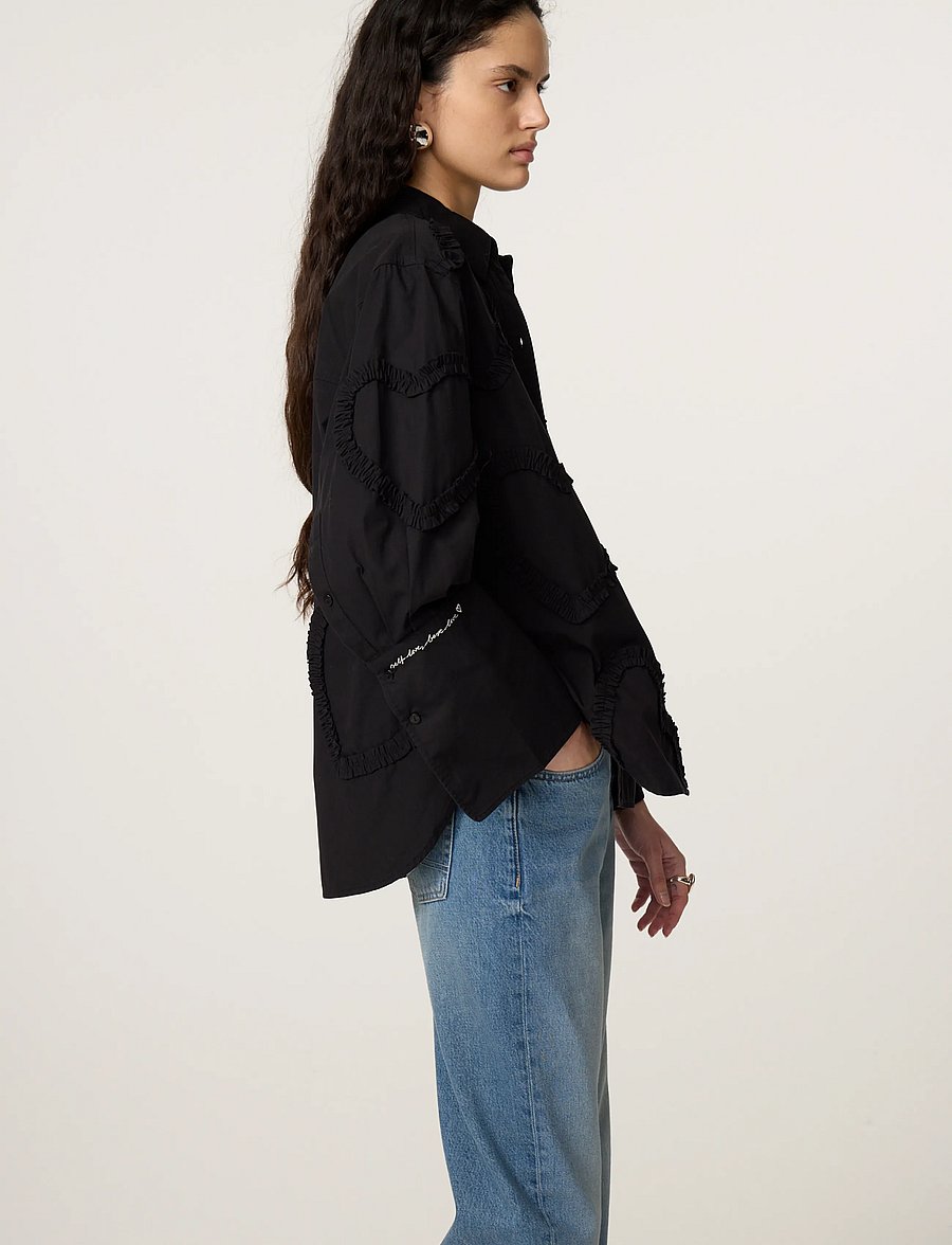 Fabienne Chapot - Horace Blouse - langärmlige hemden - black - 2