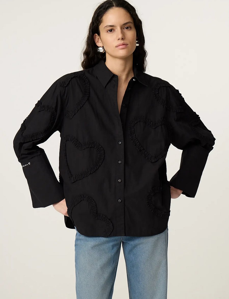 Fabienne Chapot - Horace Blouse - langärmlige hemden - black - 3