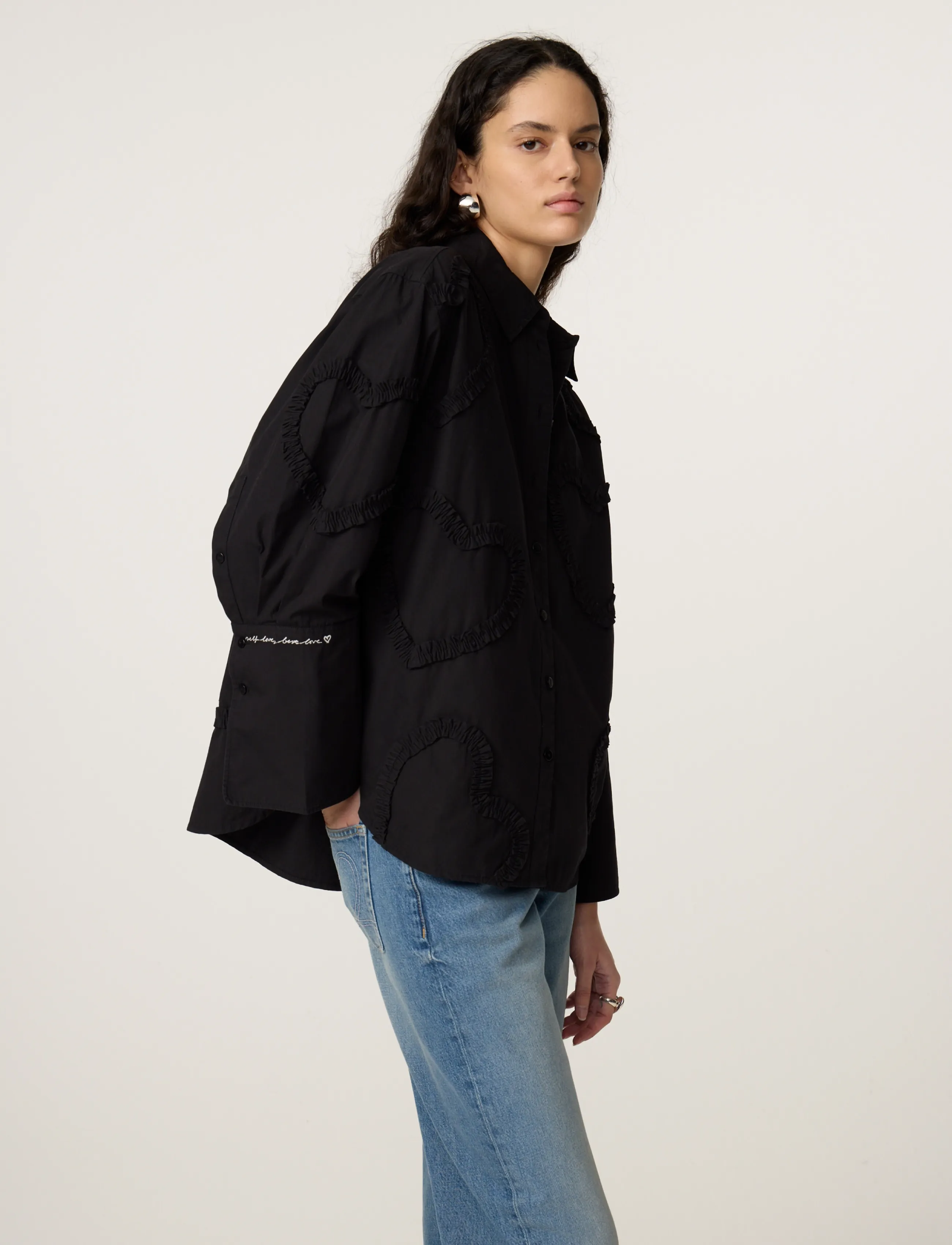 Fabienne Chapot - Horace Blouse - langärmlige hemden - black - 5