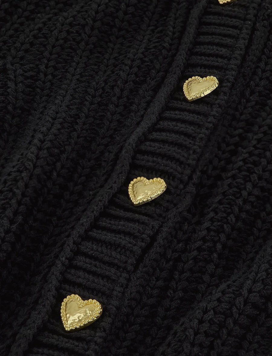 Fabienne Chapot - Sun Cardigan - koftor - black - 4