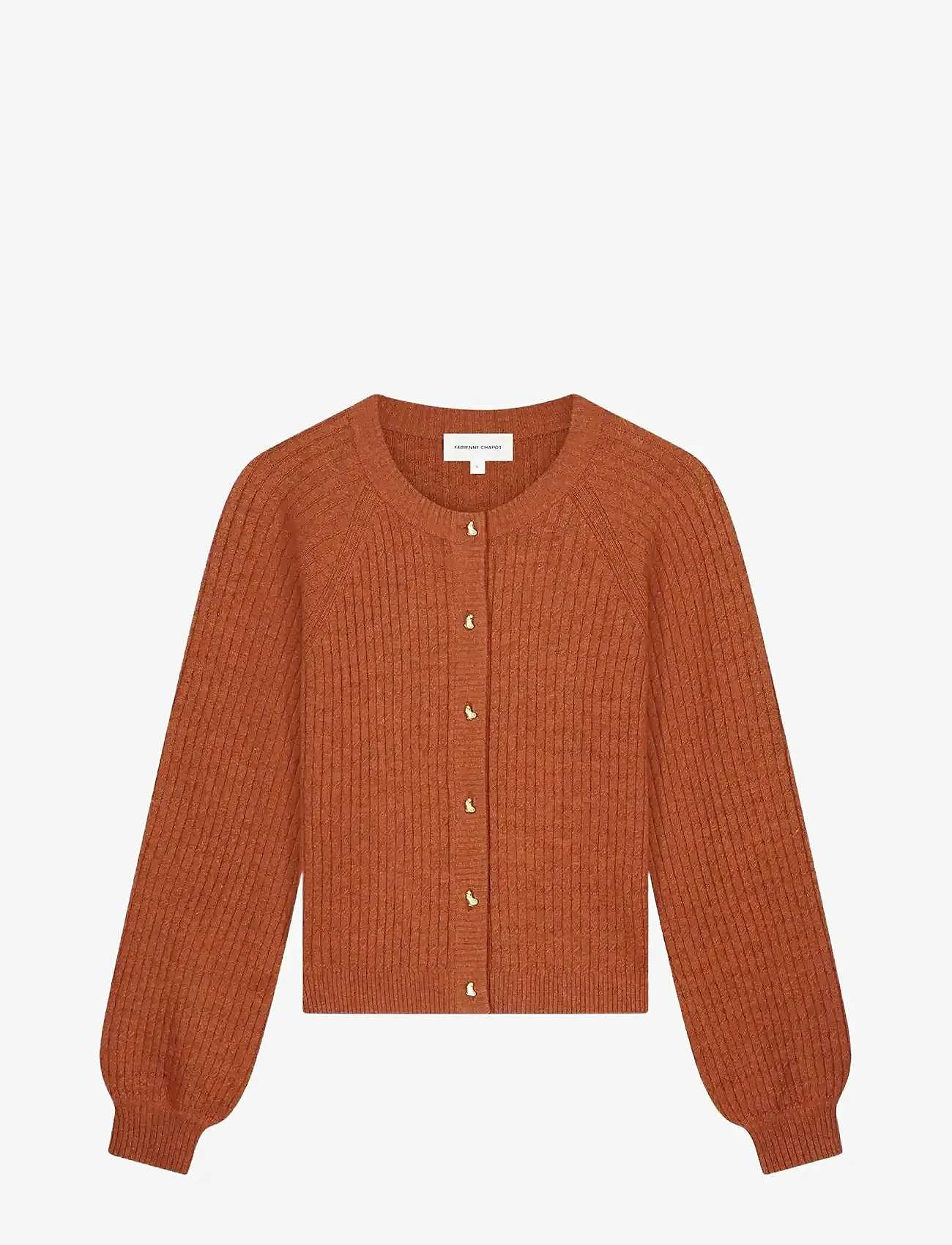 Fabienne Chapot - Charlotta Cardigan - kashmir - burnt sugar - 1