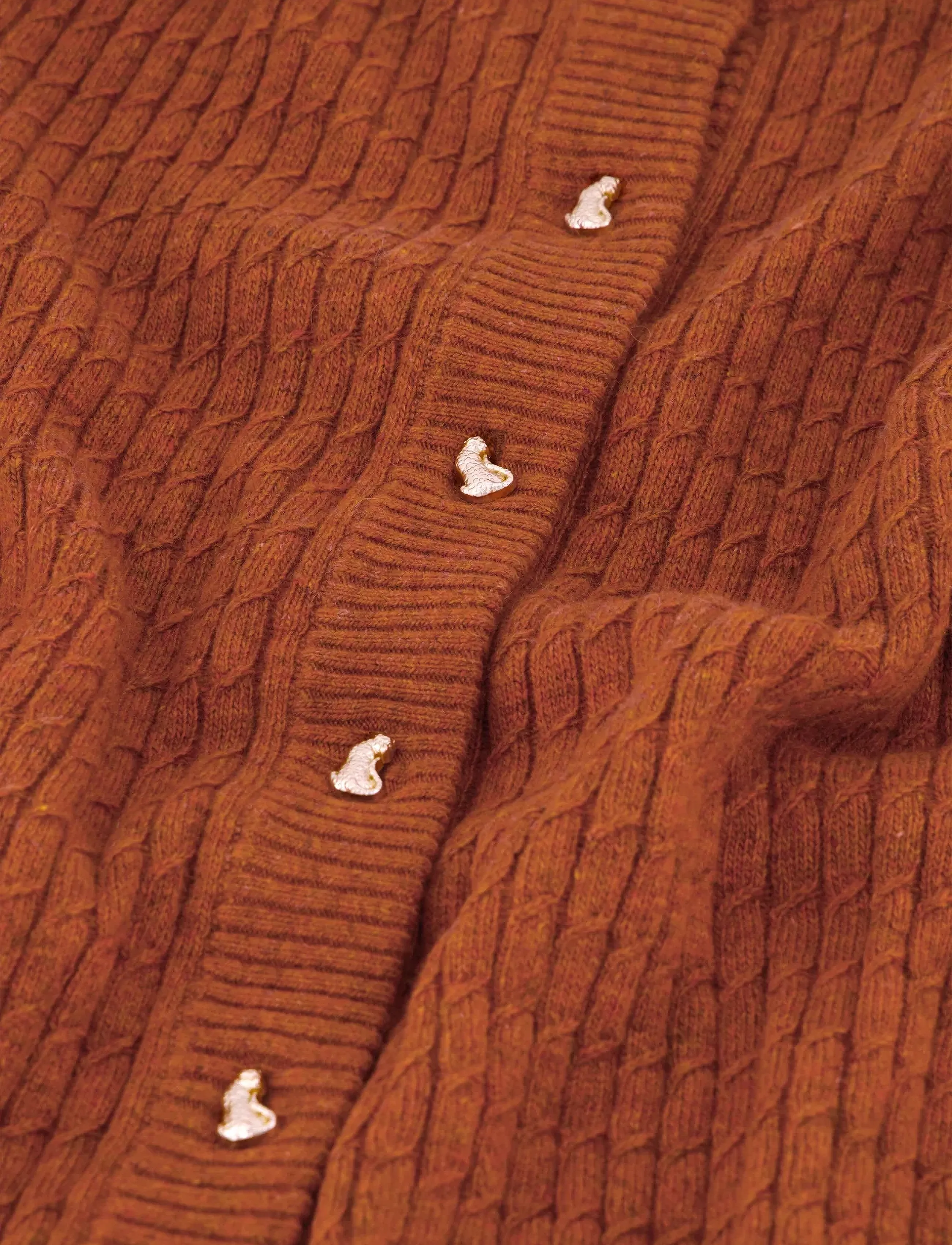 Fabienne Chapot - Charlotta Cardigan - cashmere - burnt sugar - 4