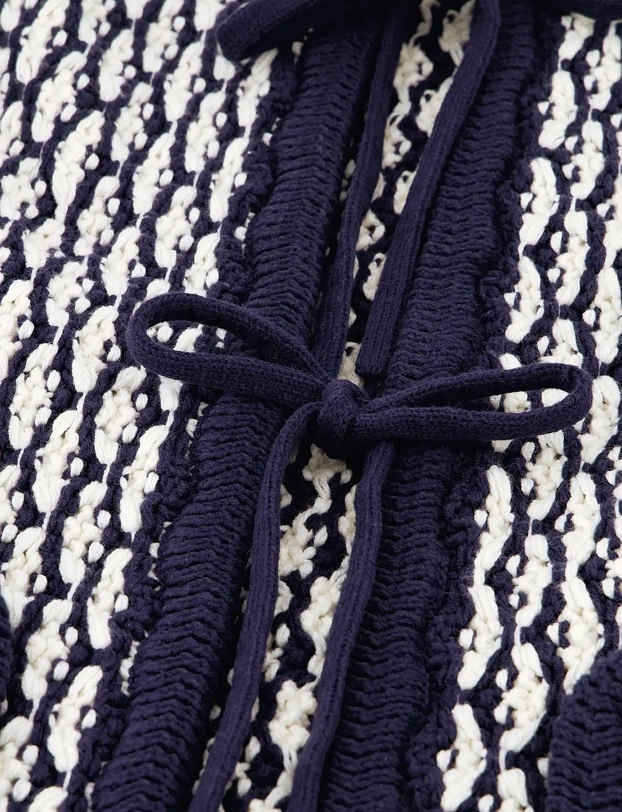 Fabienne Chapot - Balou Cardigan - strickjacken - cosy white/navy - 5