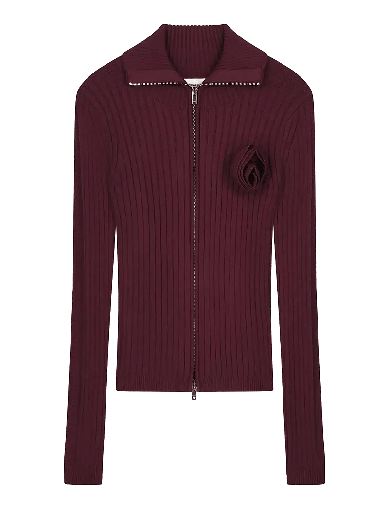 Fabienne Chapot - Balou Cardigan - cardigans - deep burgundy - 1
