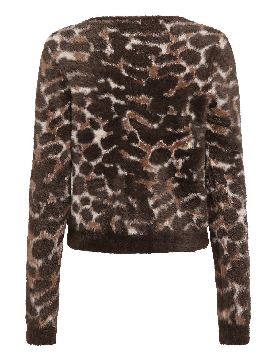 Fabienne Chapot - Henry Leopard Cardigan - strickjacken - toffee/camel club - 2