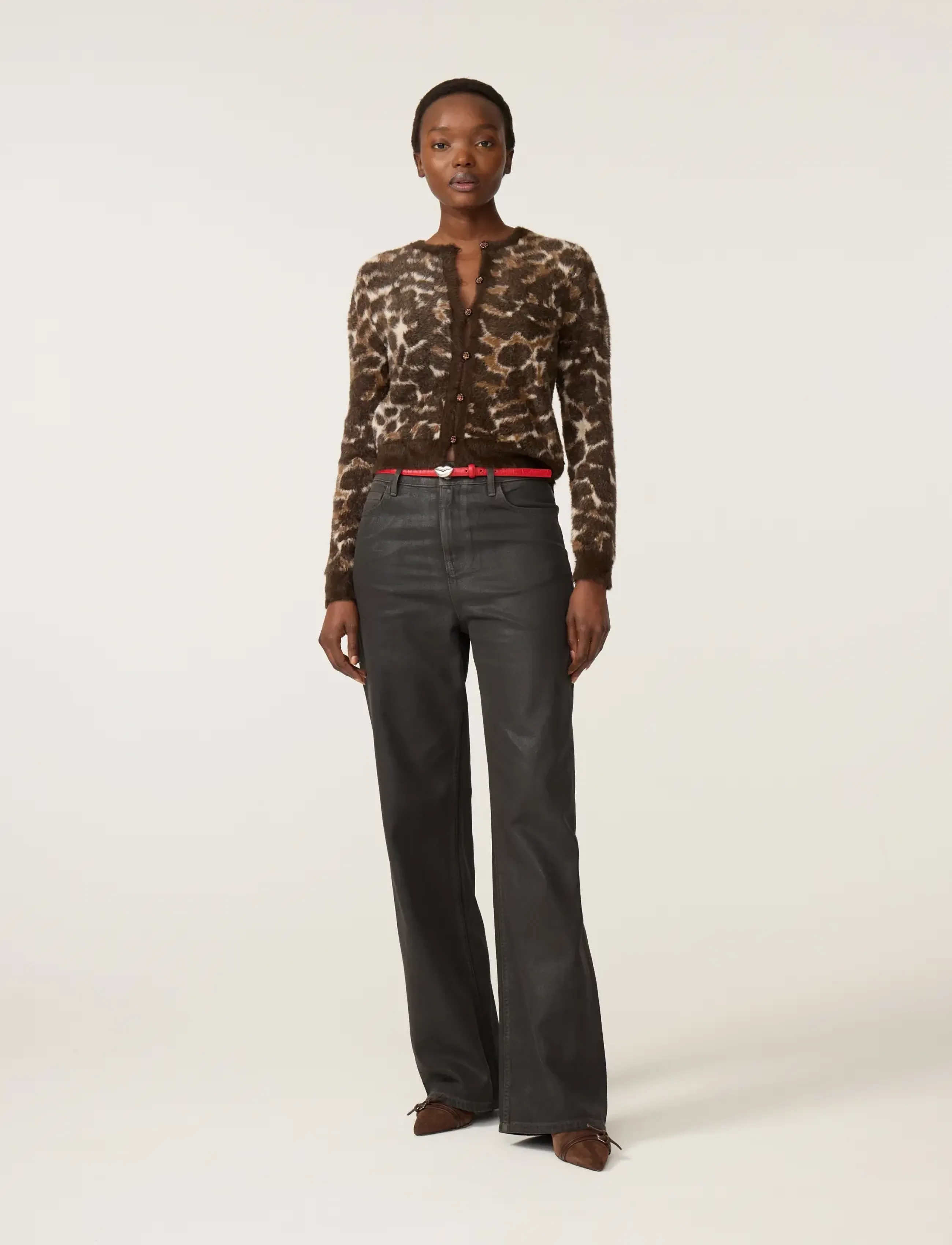 Fabienne Chapot Henry Leopard Cardigan dam – bild 4