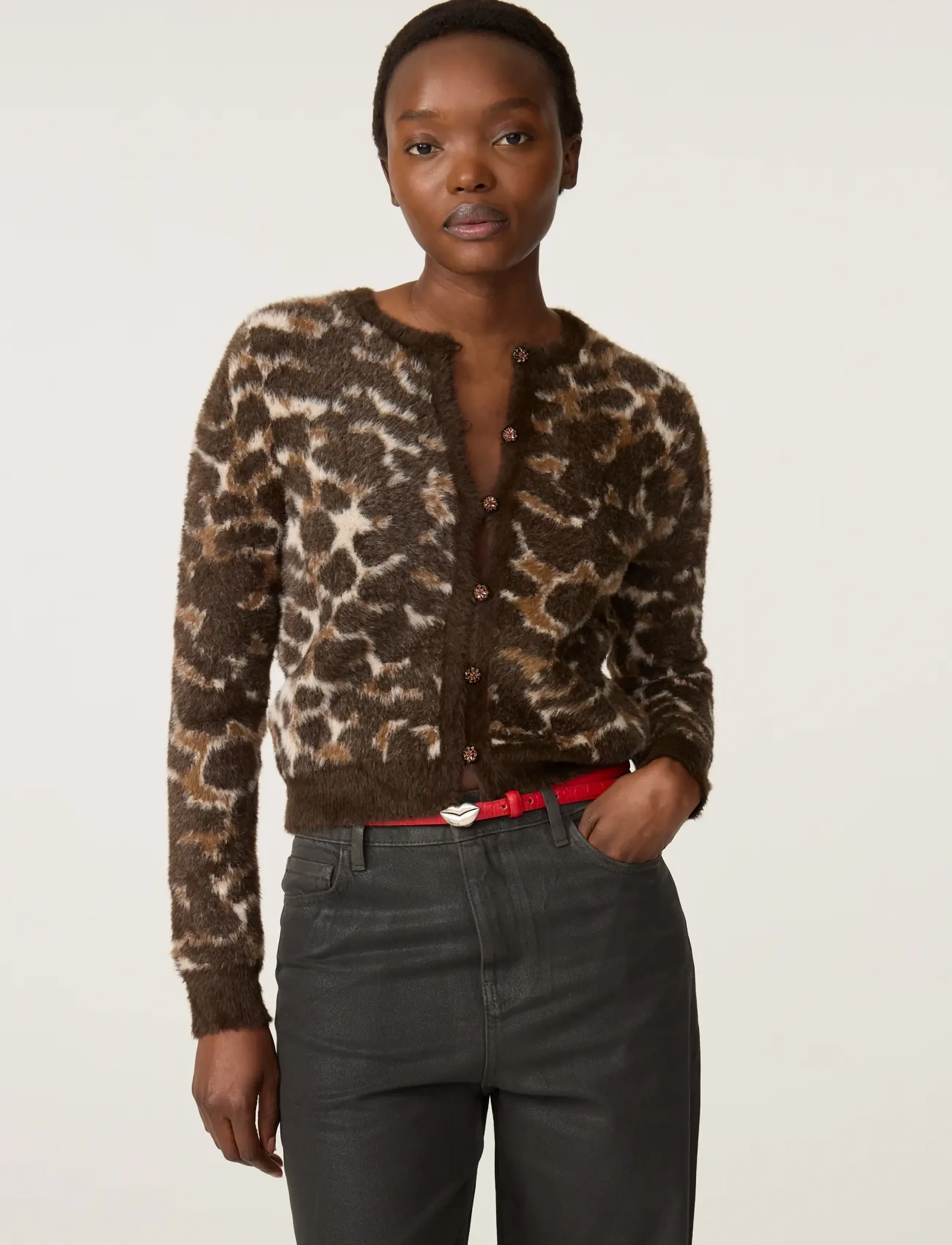 Fabienne Chapot Henry Leopard Cardigan dam – bild 5