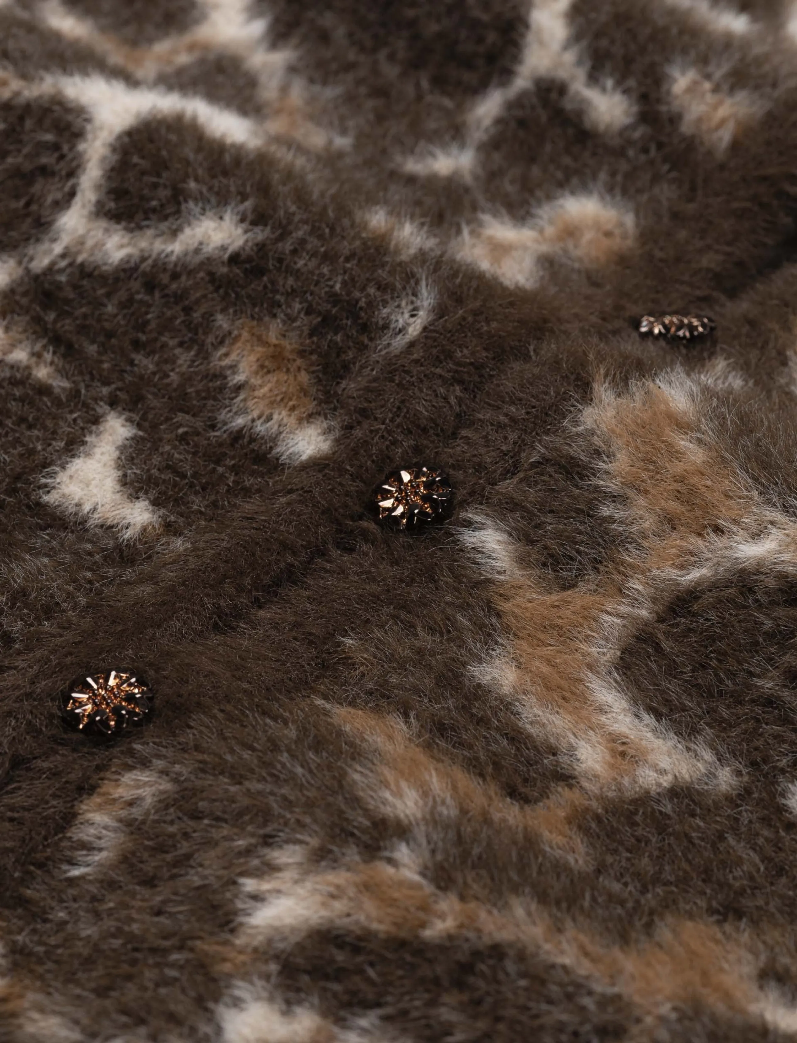 Fabienne Chapot - Henry Leopard Cardigan - strickjacken - toffee/camel club - 5