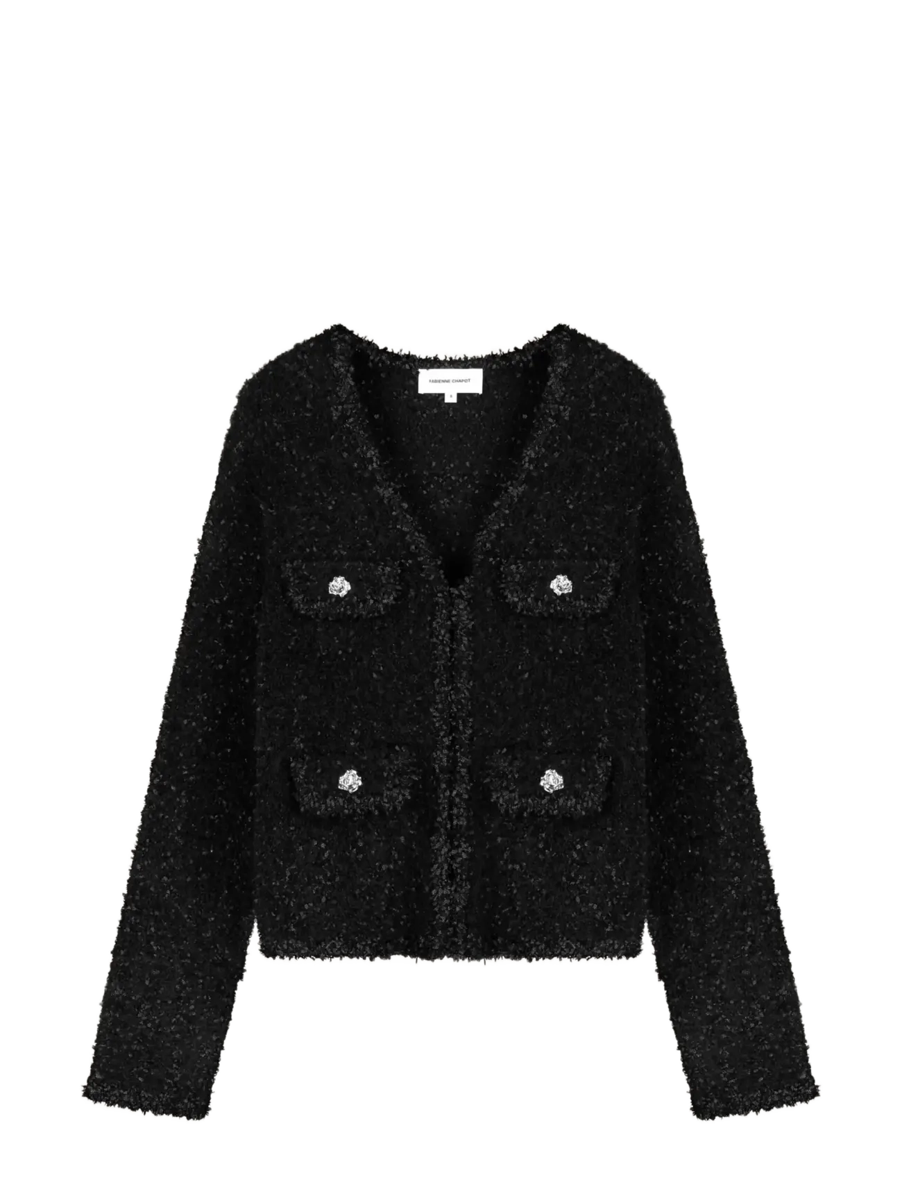 Fabienne Chapot Envelope Cardigan - Stickat - BLACK / black