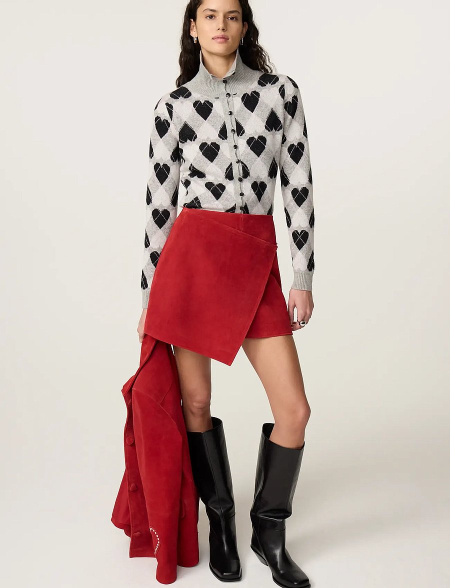 Fabienne Chapot - Jamie Cardigan - strickjacken - grey/black - 0