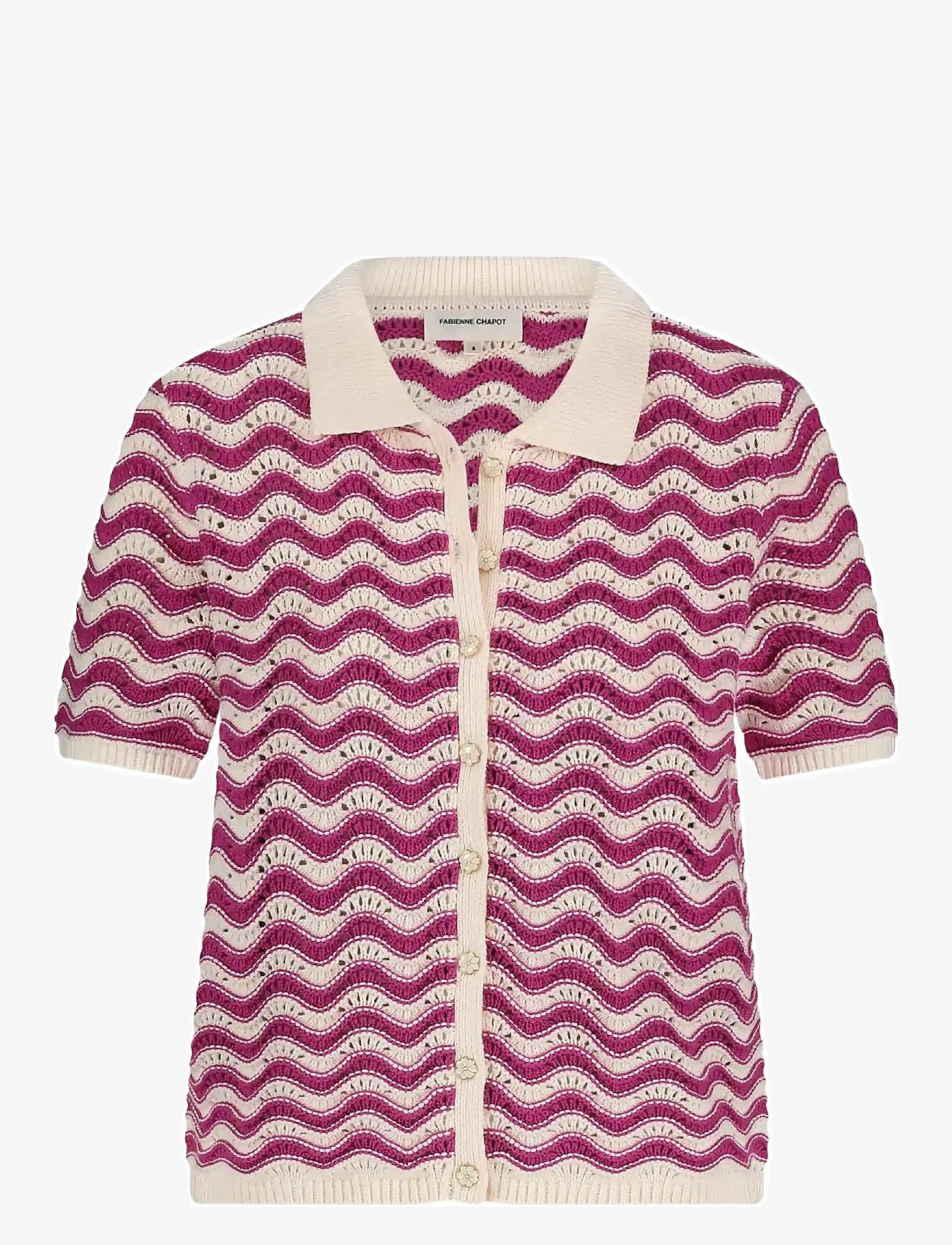 Fabienne Chapot - Caro Crochet Cardigan - pink craze - 0